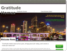 Tablet Screenshot of gratitudehomes.com